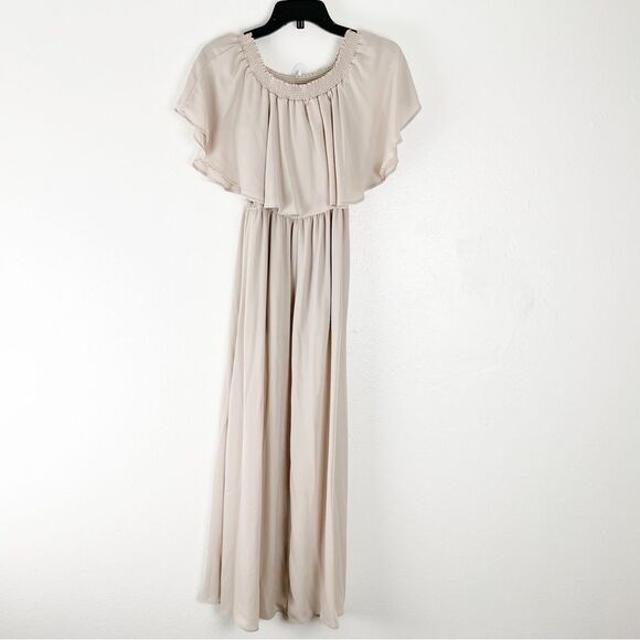 SHOW ME YOUR MUMU Hacienda Ruffle Top Side Splits Maxi Dress, Size Small - Picture 2 of 11